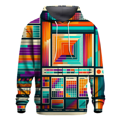 70s Color Block Craze Hoodie