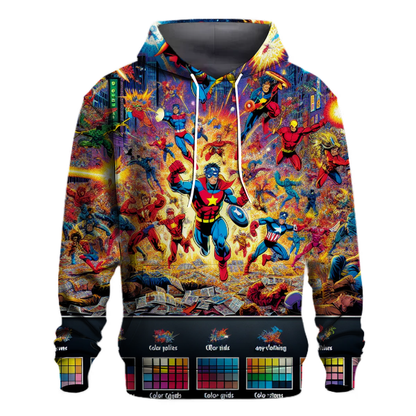 Retro Comic Book Hero Hoodie