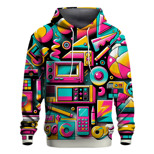 80s Pop Art Explosion Hoodie