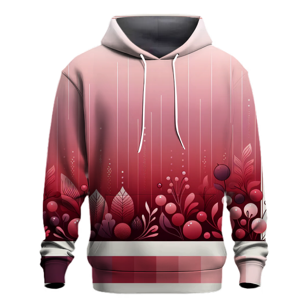 Crimson Berry Burst Hoodie