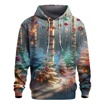 Festive Tinsel Forest Hoodie