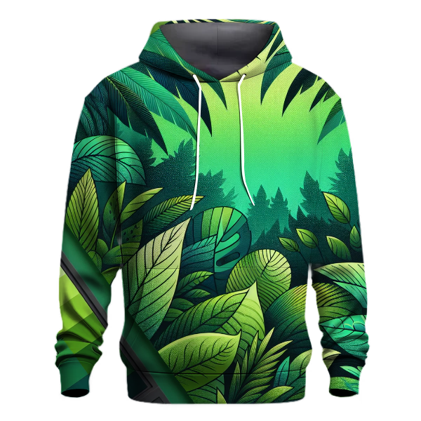 Verdant Jungle Gradient Hoodie