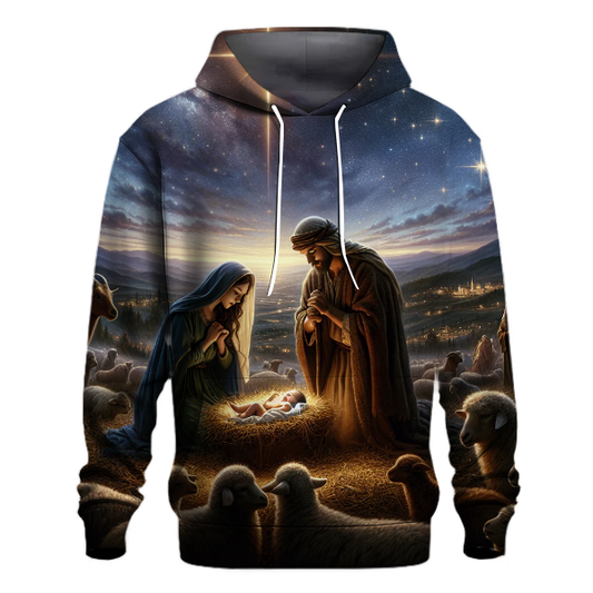 Starry Nativity Night Hoodie