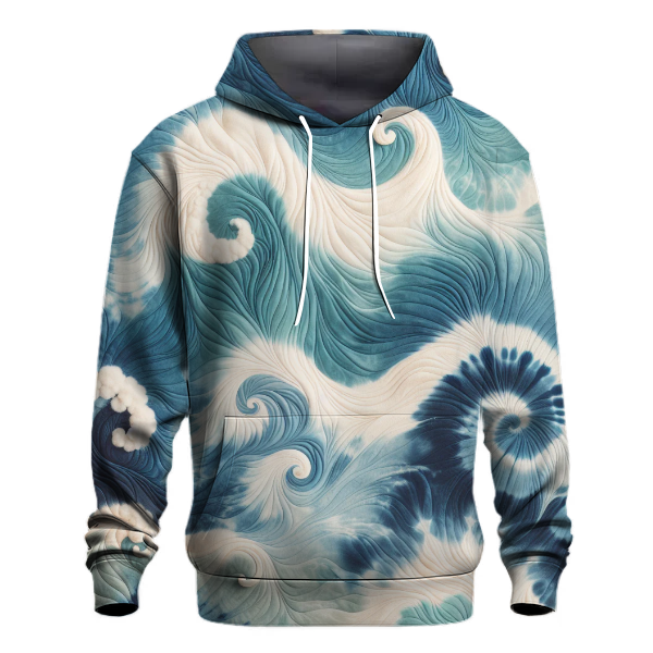 Zen Ocean Wave Tie-dye Hoodie