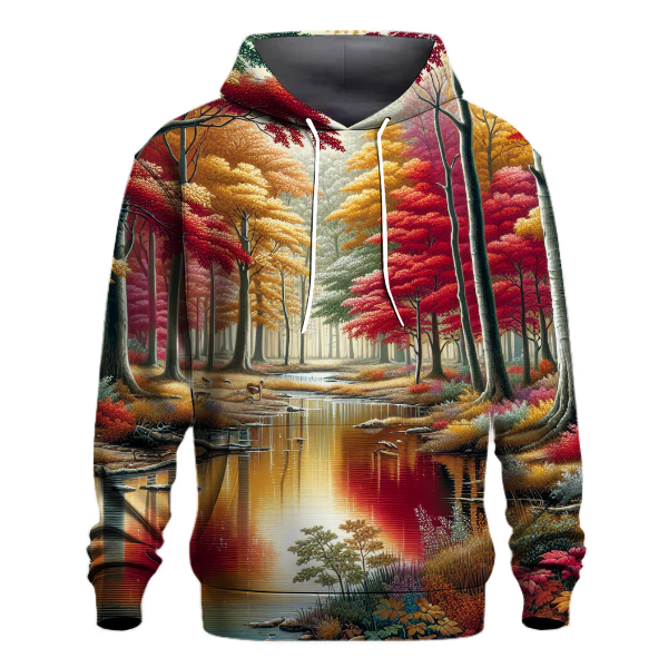 Tranquil Autumn Forest Hoodie