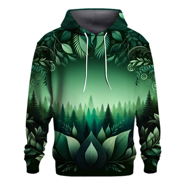 Enchanted Forest Gradient Design Hoodie