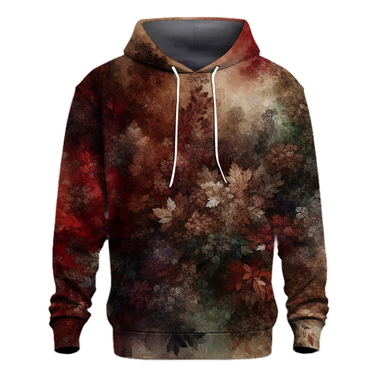 Crimson Forest Tapestry Hoodie