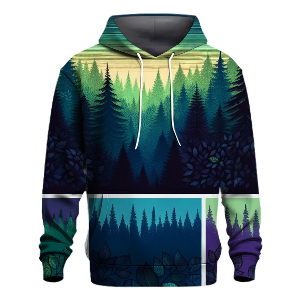 Emerald Twilight Forest Hoodie