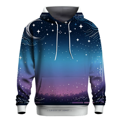 Starry Bliss Gradient Design Hoodie