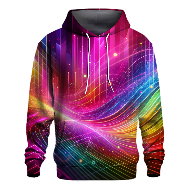 Neon Pulse Gradient Hoodie