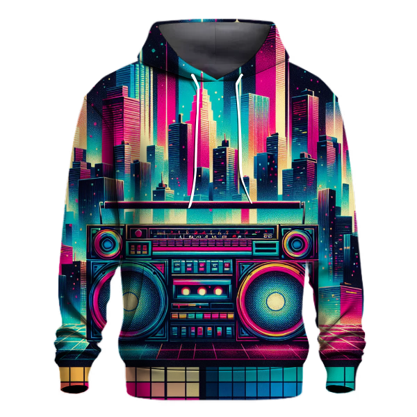 Boombox Cityscape Hoodie