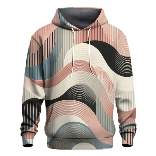 Abstract Artistry Waves Hoodie