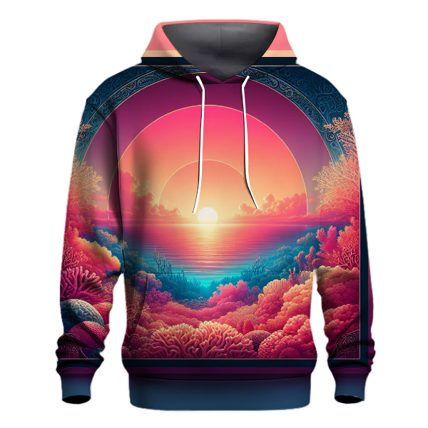 Coral Dawn Hoodie