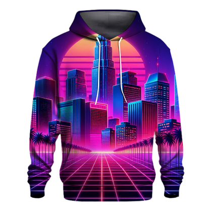 Retro Synthwave Cityscape Hoodie