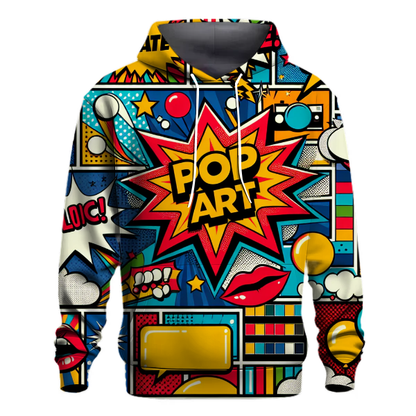 70s Pop Art Explosion Hoodie