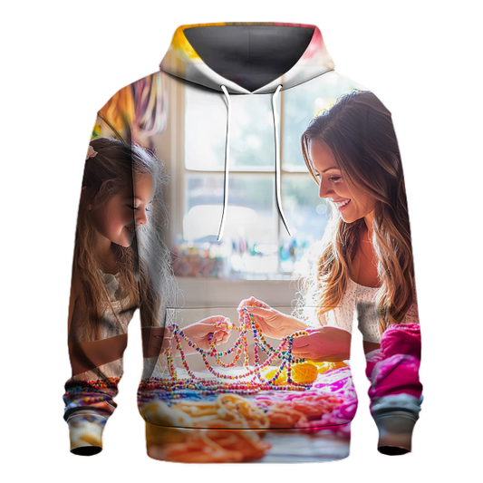 Woven Together Making Friendship Bracelets Hoodie