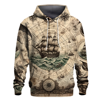 Ancient Mariner’s Map Hoodie