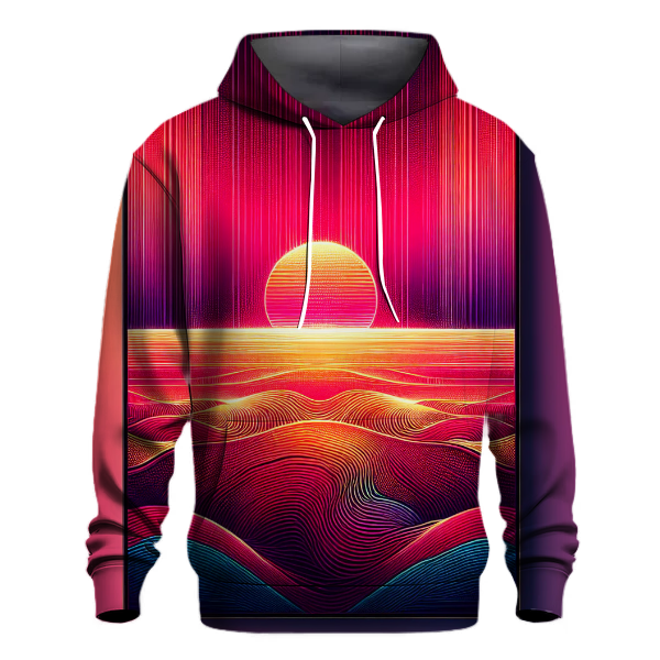 Electric Sunset Rush Hoodie