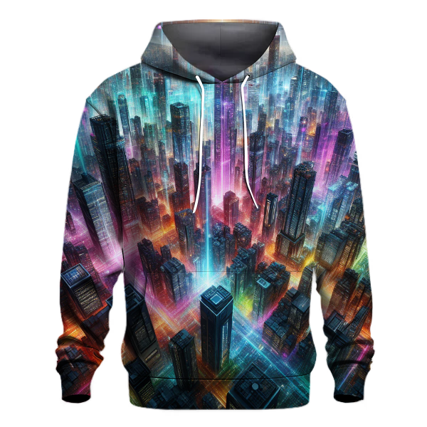 Futuristic Tech Glow Hoodie