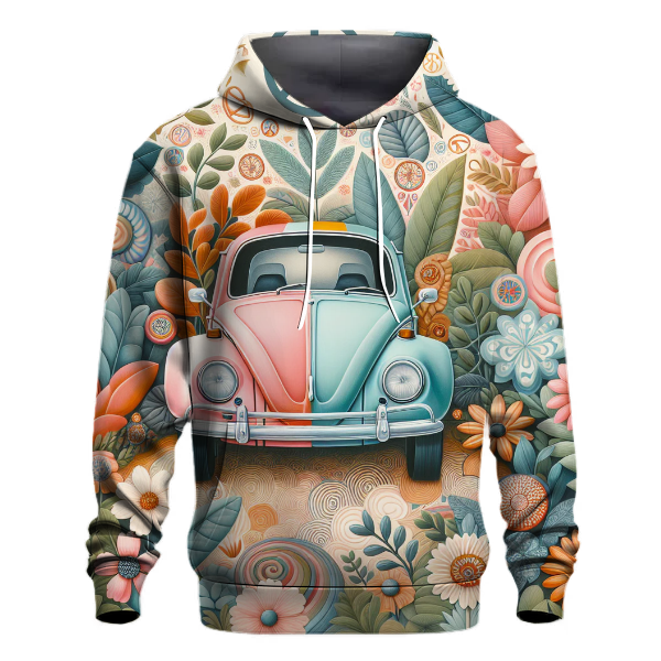 70s Love Bug Retro Hoodie