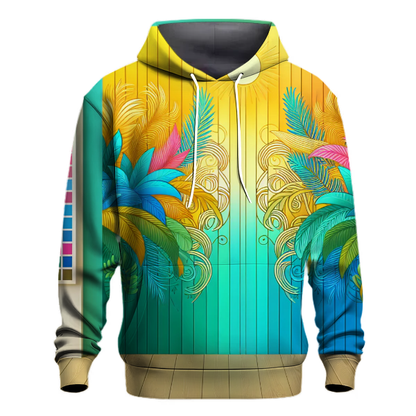 Bright Tropic Splash Hoodie