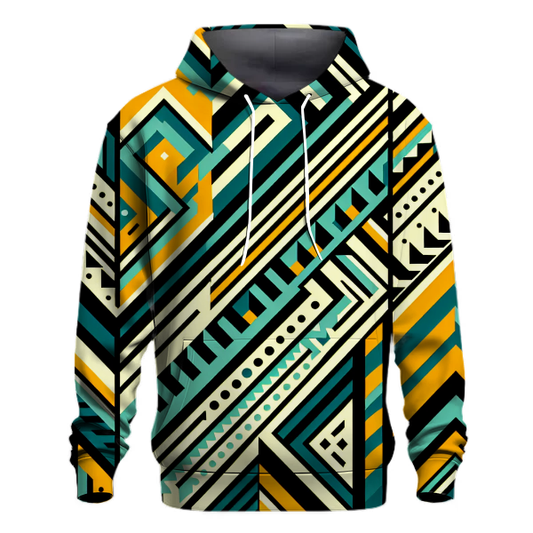 Zigzag Retro Vibe Hoodie