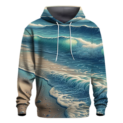 Serene Ocean Waves Hoodie