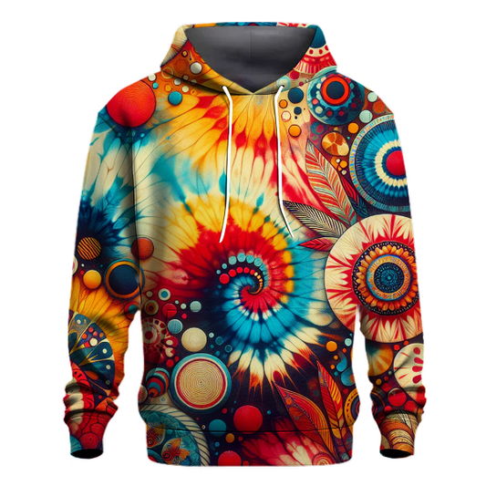 Abstract Expression Tie-Dye Hoodie