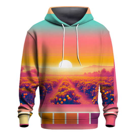 Citrus Sunrise Glow Hoodie Hoodie Designs