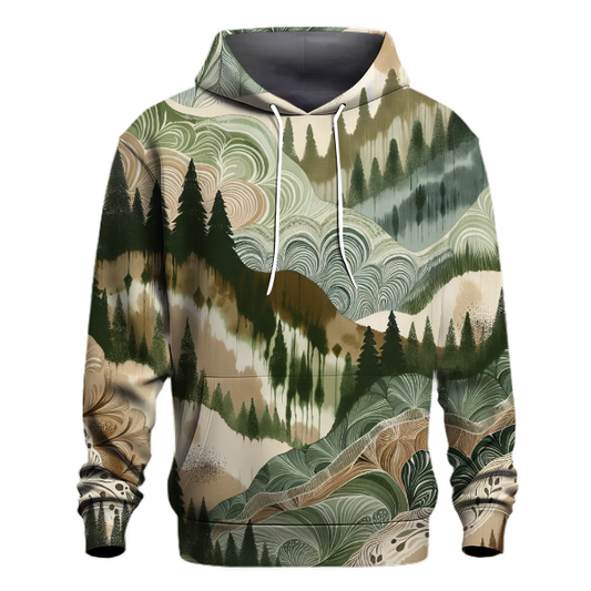 Serene Forest Trails Hoodie