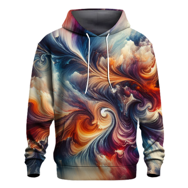 Abstract Bliss Tie-dye Design Hoodie