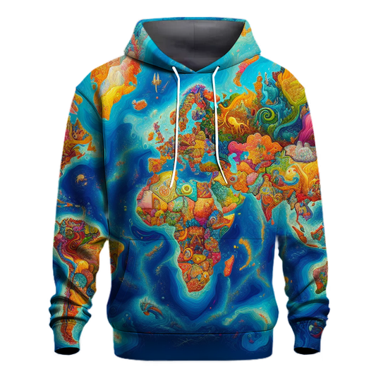 World Map Adventure Hoodie