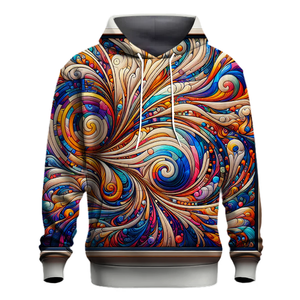 Abstract Artistic Fusion Hoodie