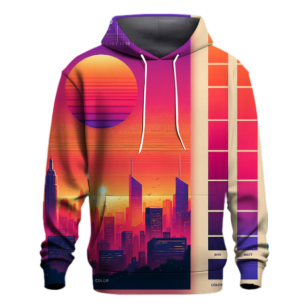 City Sunset Glow Hoodie