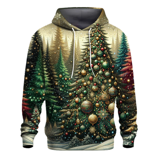 Charming Christmas Tree Forest Hoodie