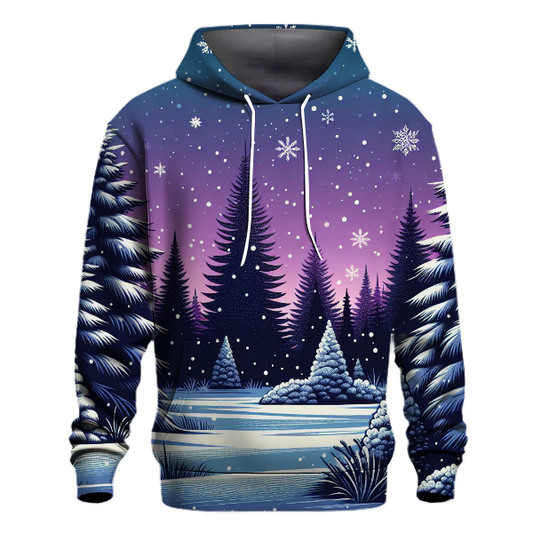 Snowy Forest Escape Hoodie