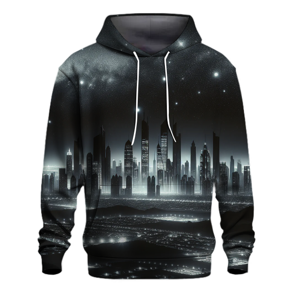 Starry Night Skyline Hoodie