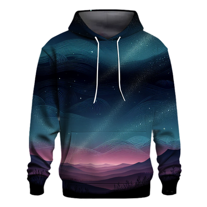 Starry Nightfall Glow Hoodie