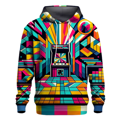 Abstract Arcade Geometry Hoodie