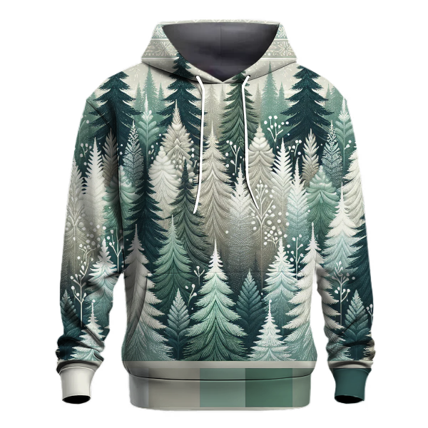 Frosted Pine Forest Hoodie