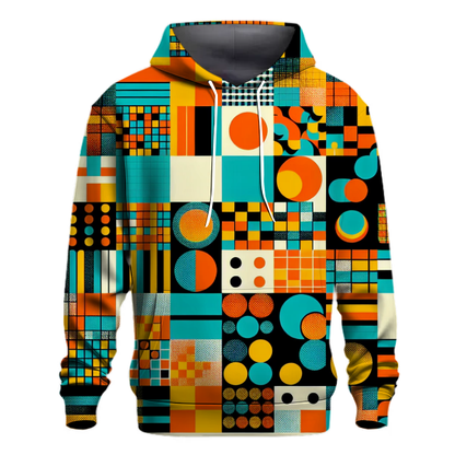 Groovy Retro Checks Hoodie