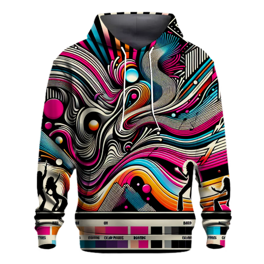 Zig-Zag Retro Rave Hoodie