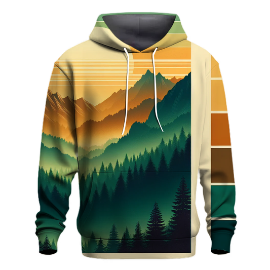 Mountain Sunrise Fade Hoodie Hoodie Designs