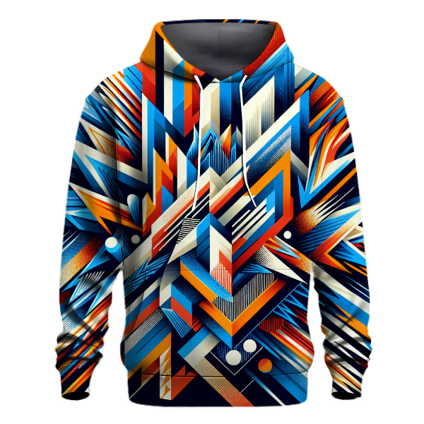 Abstract 80s Fusion Hoodie