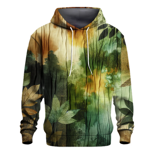 Earthy Forest Tie-dye Design Hoodie