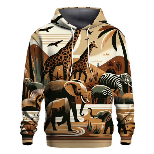 70s Retro Safari Adventure Hoodie