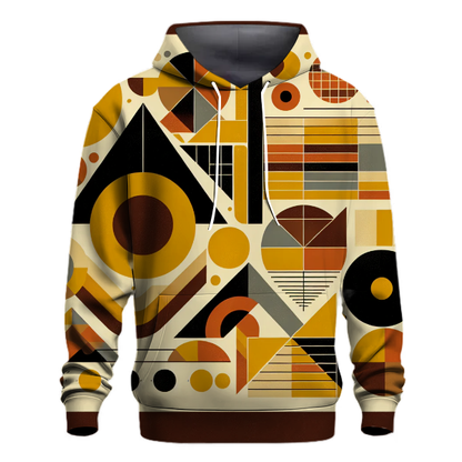 Geometric Retro Shapes Hoodie