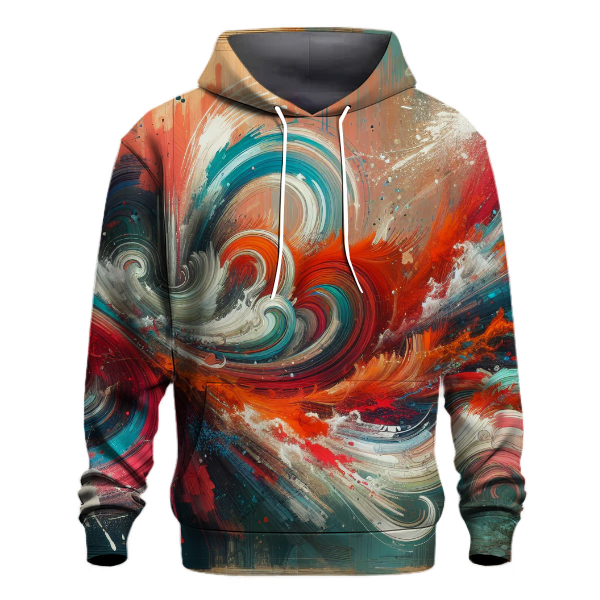 70s Abstract Expression Hoodie