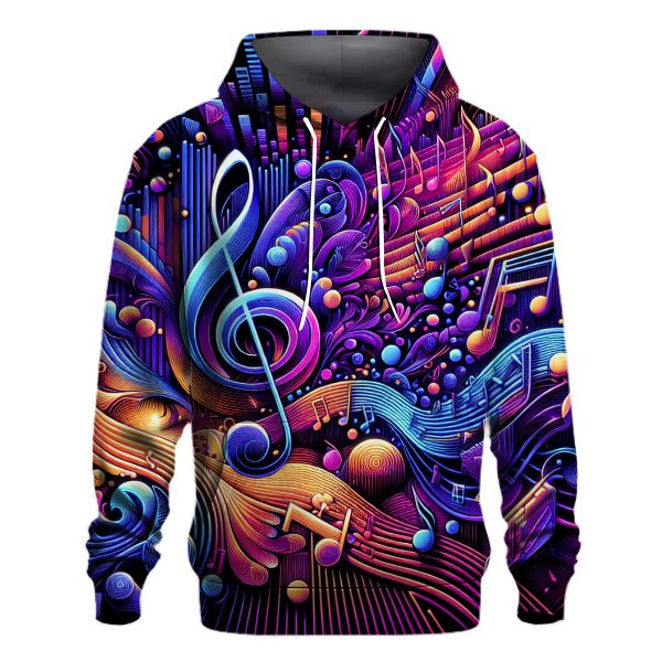 80s Music Vibes Hoodie