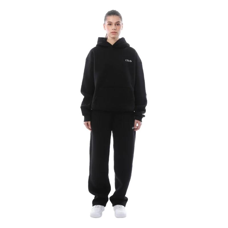 Hoodie With Sweatpants Set Black